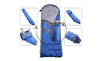 Blue Micro Compact Thermal Sleeping Bag Lightweight Portable Outdoor