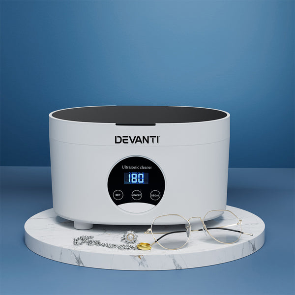  600Ml Ultrasonic Cleaner Timer Jewellery Glasses Cleaning Machine Degas