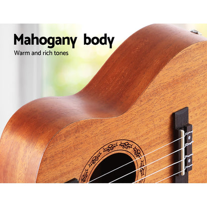 Natural Mahogany Tenor Ukulele - 26"