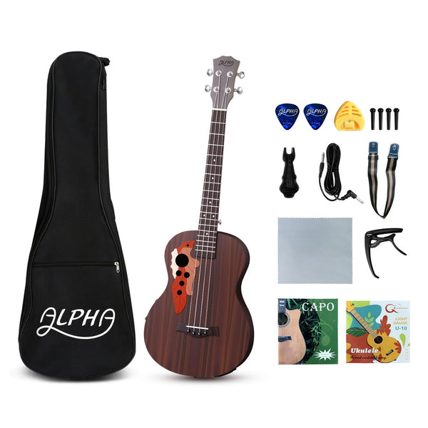  30 Inch EQ Ukulele 18 Frets Acoustic Electric Guitar for Beginners
