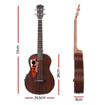 30 Inch EQ Ukulele 18 Frets Acoustic Electric Guitar for Beginners