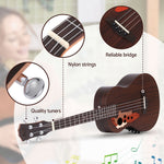 30 Inch EQ Ukulele 18 Frets Acoustic Electric Guitar for Beginners