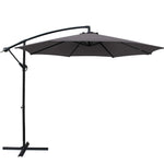 Instahut 3M Outdoor Furniture Garden Umbrella Charcoal