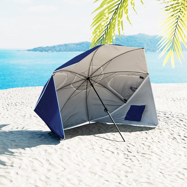  Beach Umbrella Outdoor Umbrellas Garden Sun Extension Pole Sun Canpoy