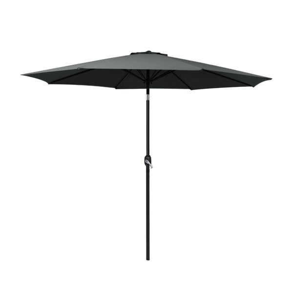  Outdoor Umbrella Umbrellas Beach Garden Tilt Sun Patio Deck Pole 2.7M