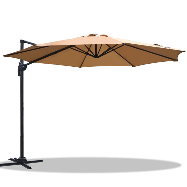  Instahut Roma Outdoor Umbrella - Beige