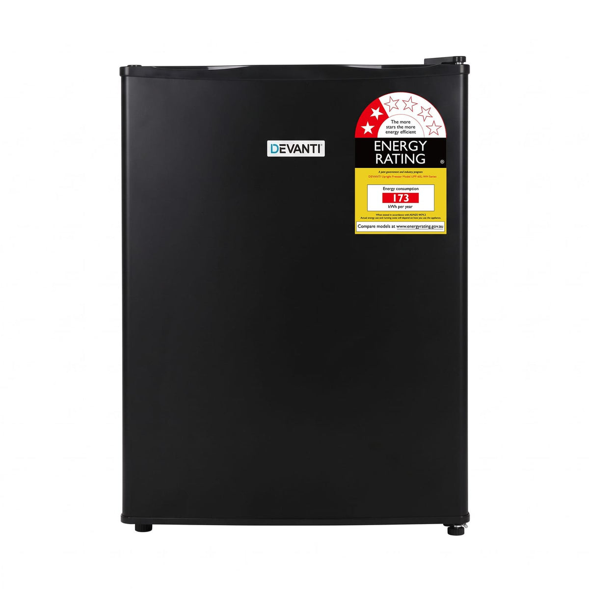 Upright Freezer 42L Black 45x45x62cm