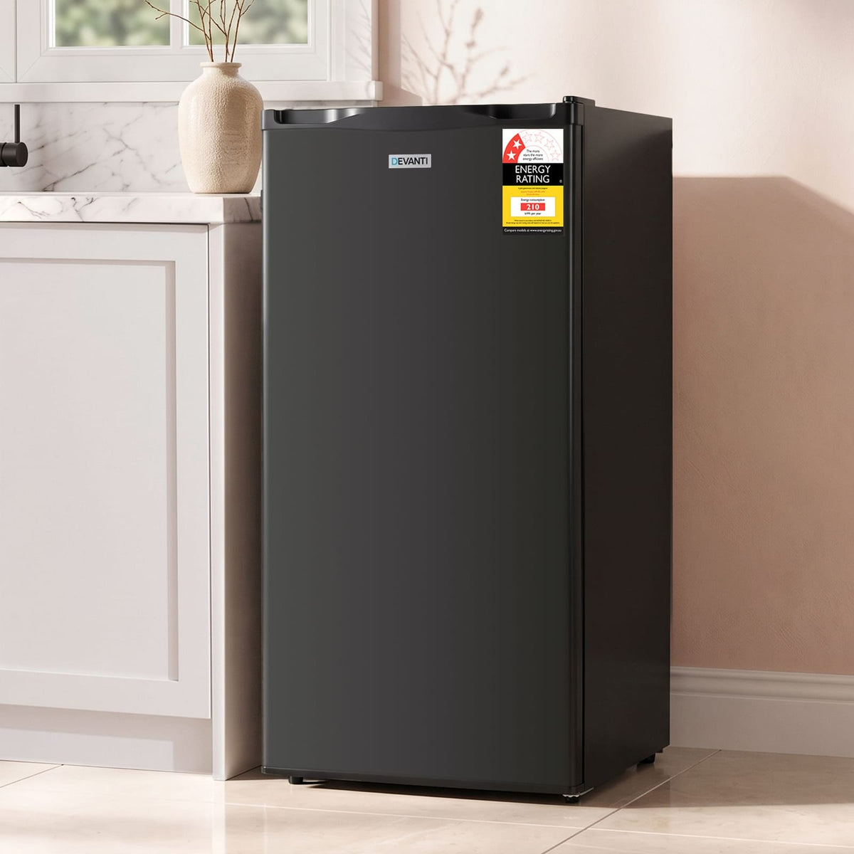 Upright Freezer 81L Black 50.5x52.5x83cm