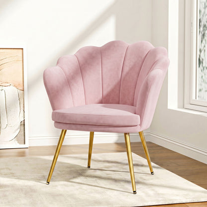 Armchair Velvet Pink Callista