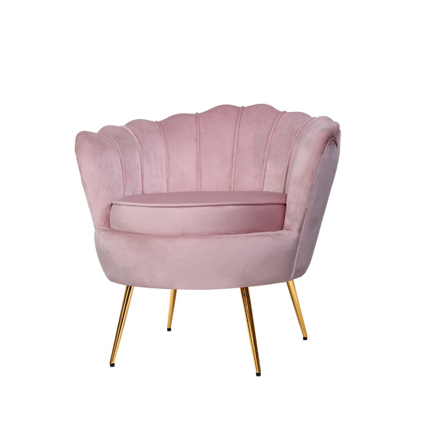  Armchair Velvet Pink Callista