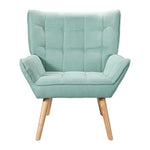 Armchair Lounge Chair Accent Chairs Sofa Linen Fabric Cushion Seat