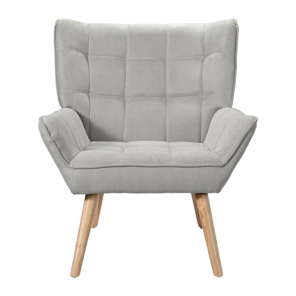 Armchair Lounge Chair Accent Chairs Sofa Linen Fabric Cushion Seat