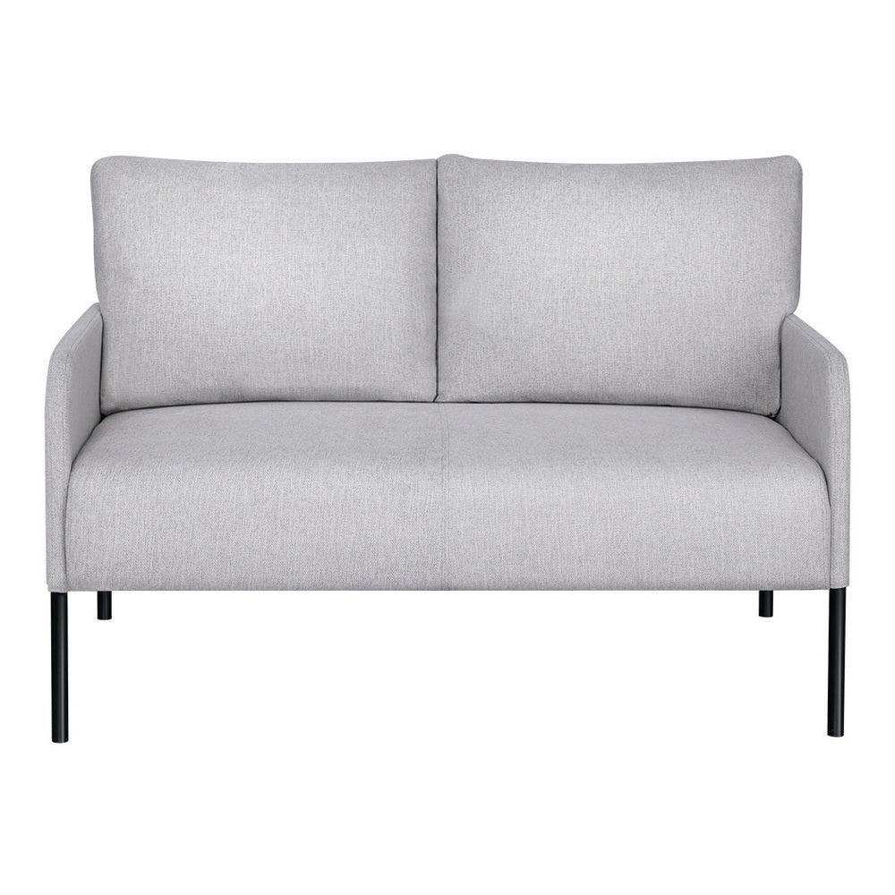 Artiss Armchair Accent Chair Pillow Fabric Grey