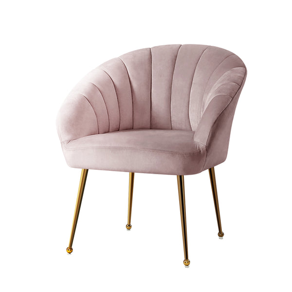  Stylish eye catching Velvet Sofa Couch Armchair-GY/ G/B/P