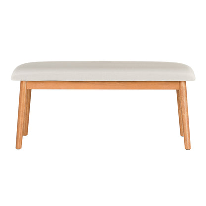 Dining Bench Upholstery Seat Wooden Chair 106Cm