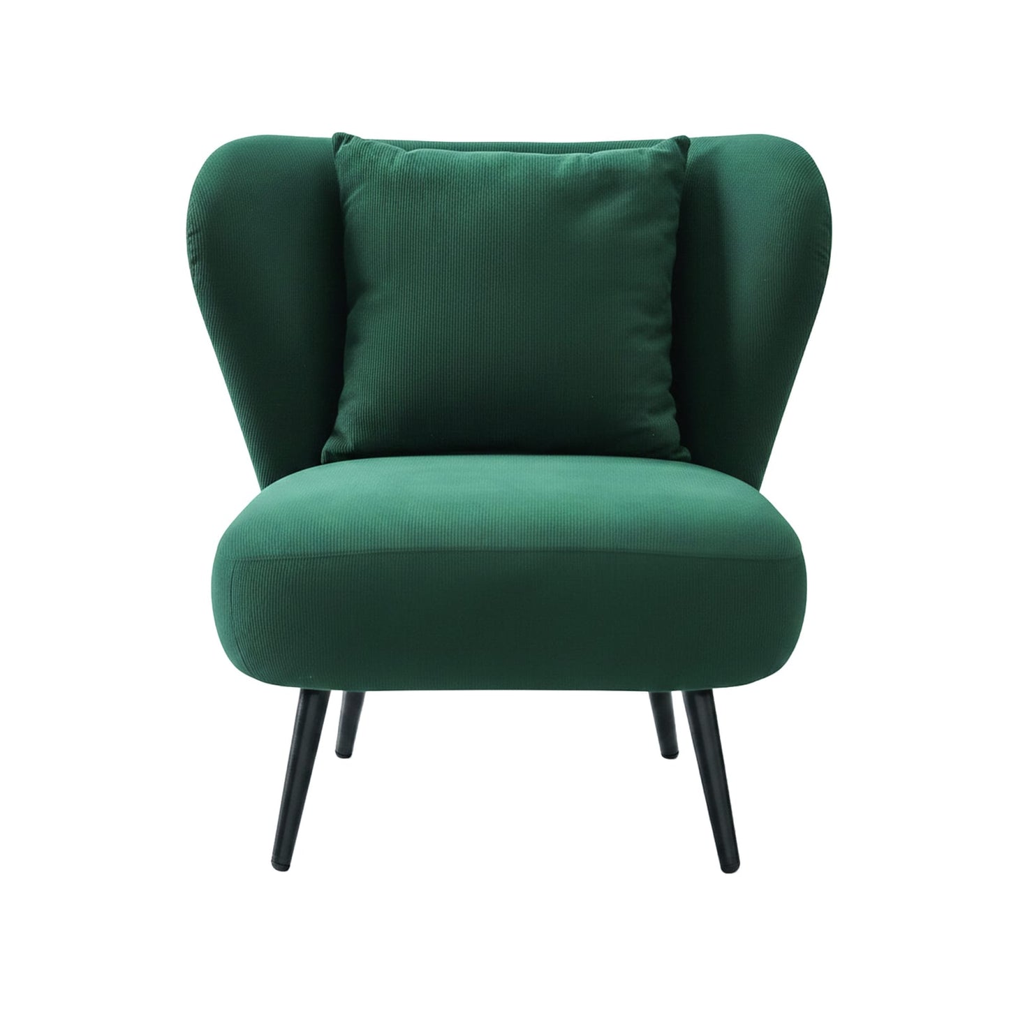 Velvet Accent Chair Green 75x71x75cm