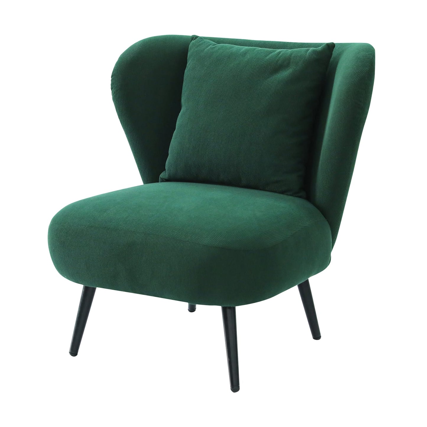 Velvet Accent Chair Green 75x71x75cm