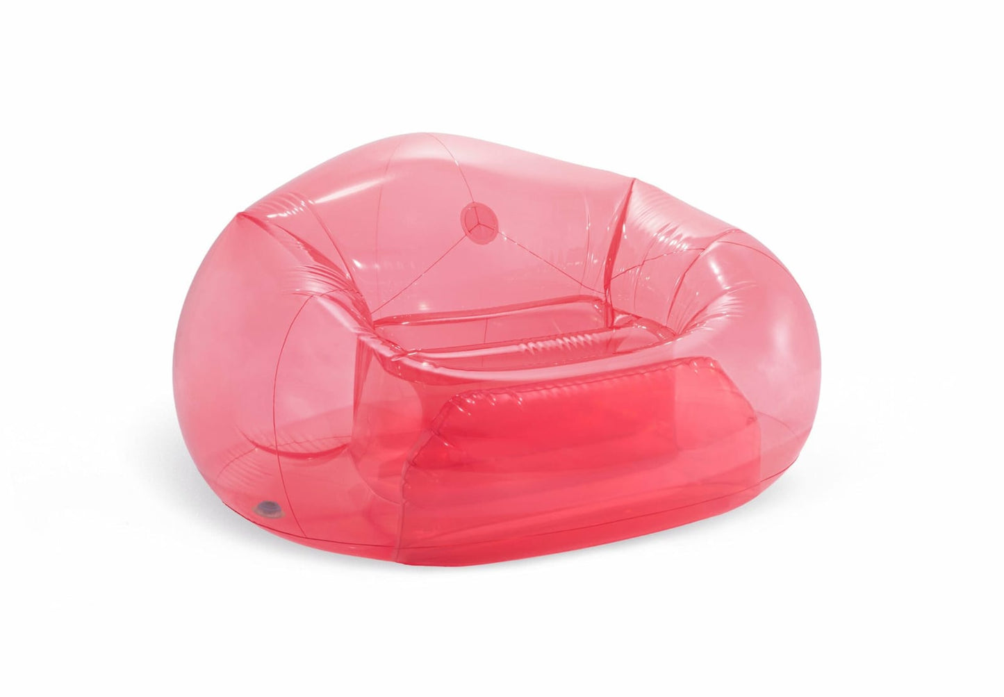 Pink Inflatable Arm Chair Compact 35x31x13cm