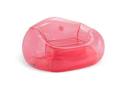 Pink Inflatable Arm Chair Compact 35x31x13cm