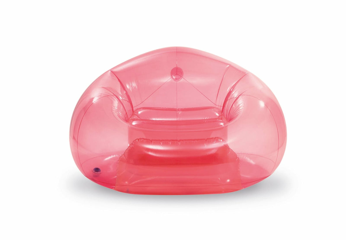 Pink Inflatable Arm Chair Compact 35x31x13cm