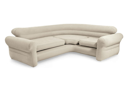 Inflatable Corner Sofa Beige 248x198x74cm