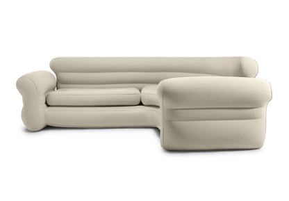 Inflatable Corner Sofa Beige 248x198x74cm