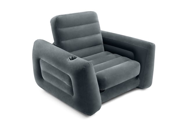 Sofa Bed Charcoal Velvet 36x40x15cm
