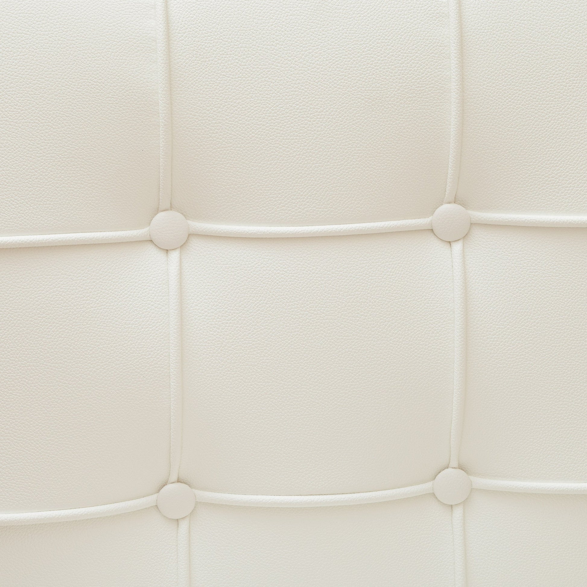 Pandora Modern Bonded Leather Dining Chair in White