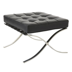 Black Barcelona Ottoman - Classic Version - Replica