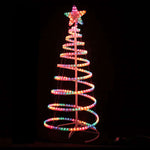 Led 145cm Rope Light Christmas Tree & Star Motif Xmas New