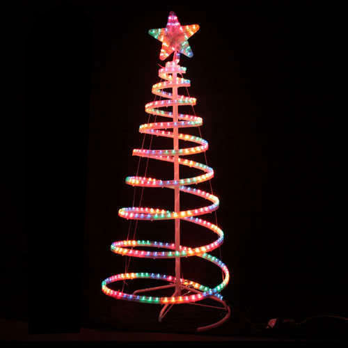  Led 145cm Rope Light Christmas Tree & Star Motif Xmas New