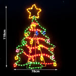 Christmas Tree Motif Rope Light Large 118cm Height