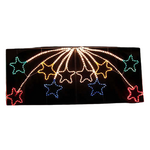 Led Animated 10 Stars Motif Rope Light for Christmas 2.2m