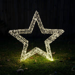 3d Frame Led Star Warm White For Christmas Decoration - 3DStar-M
