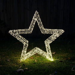 3d Frame Led Star Warm White For Christmas Decoration - 3DStar-M