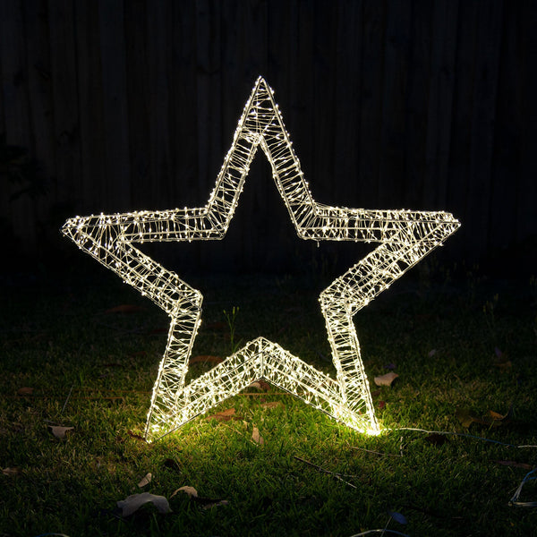  3d Frame Led Star Warm White For Christmas Decoration - 3DStar-M