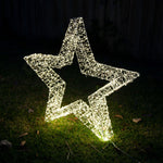 3d Frame Led Star Warm White For Christmas Decoration - 3DStar-M