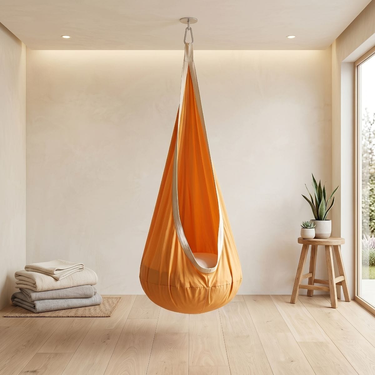 Hanging Hammock Chair Blue