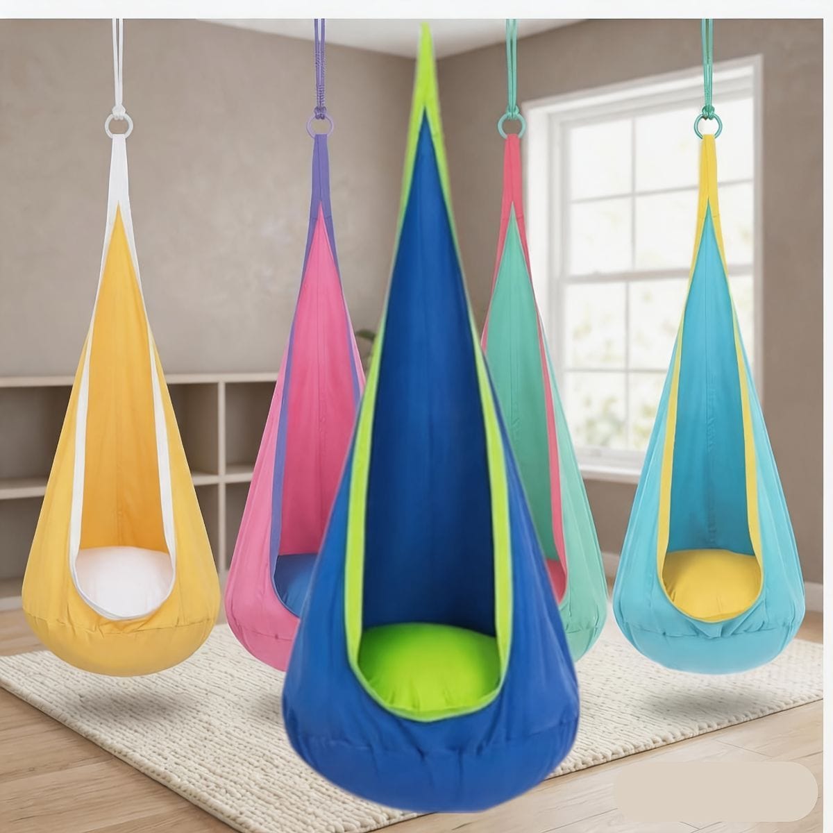 Hanging Hammock Chair Yellow