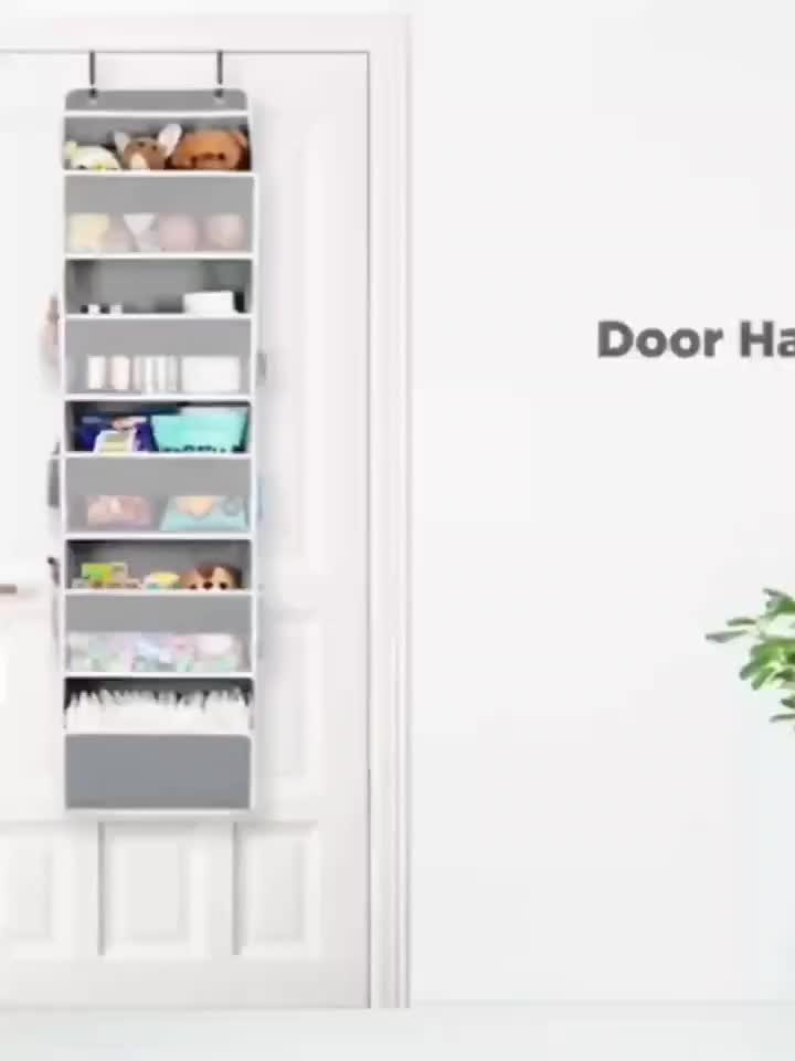 Over Door Storage Organizer Grey