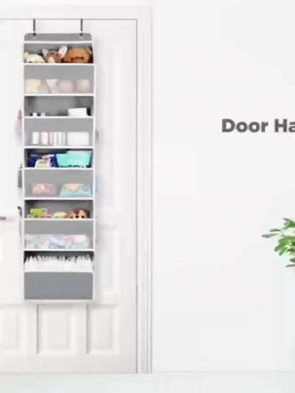 Over Door Storage Organizer Grey