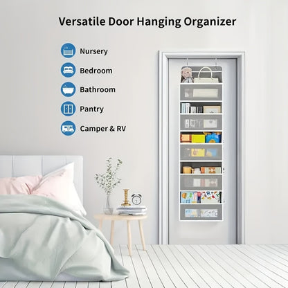 Over Door Storage Organizer Grey