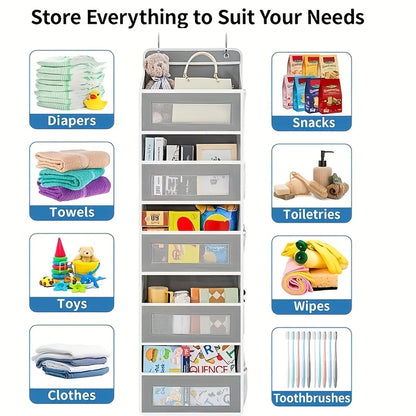 Over Door Storage Organizer Grey