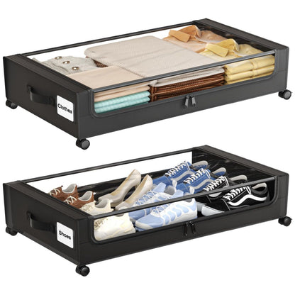 Under Bed Storage Wheels 31.5x17x6.3cm