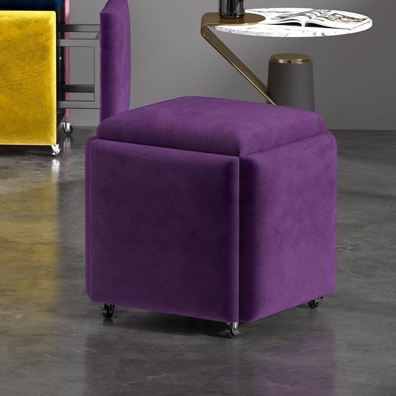 Nesting Ottoman Stool Velvet