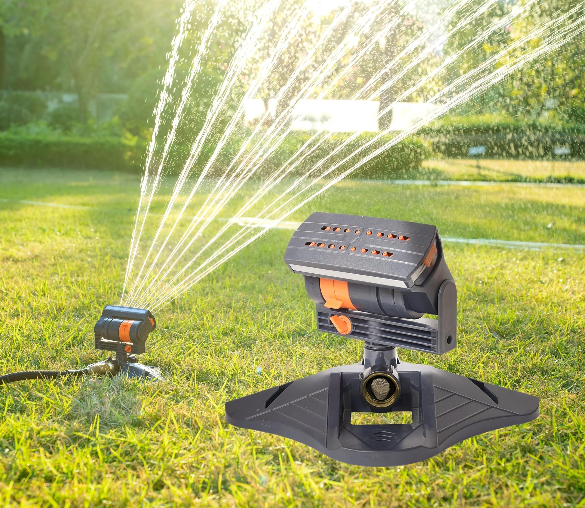Oscillating Lawn Sprinkler 4 Spray Modes | HomeAndLiving