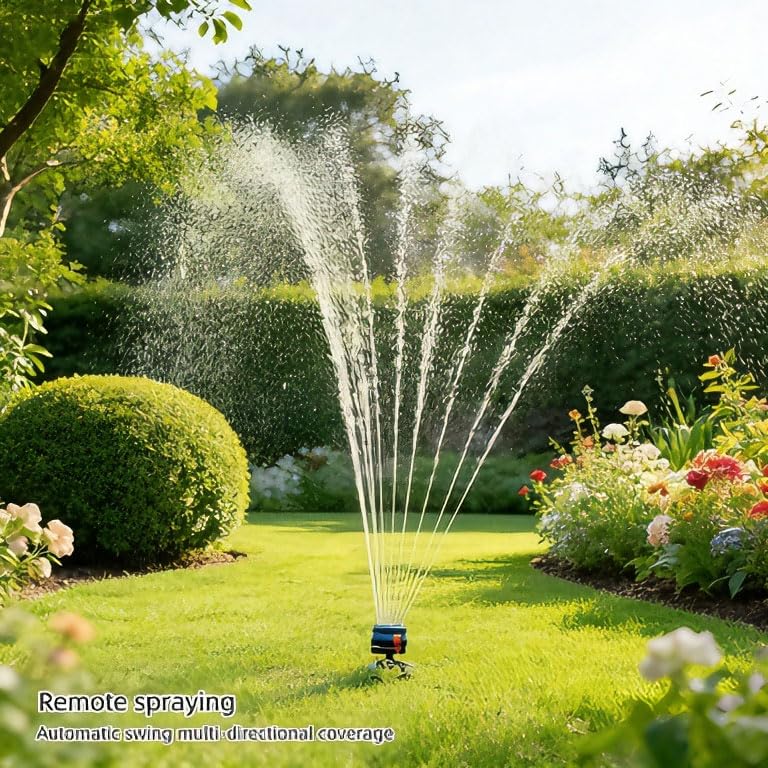 Oscillating Lawn Sprinkler 4 Spray Modes | HomeAndLiving