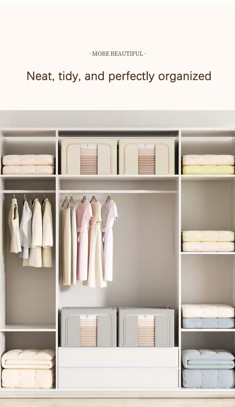 Fabric Storage Box Dark Grey