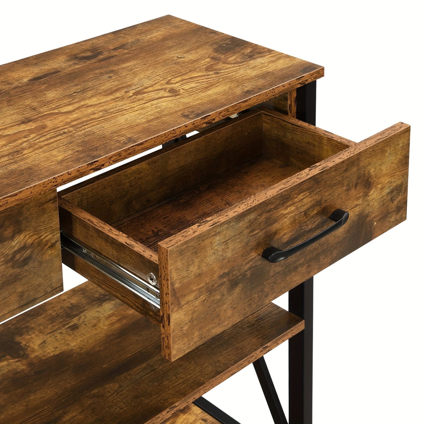 Console Table Industrial 3 Drawer