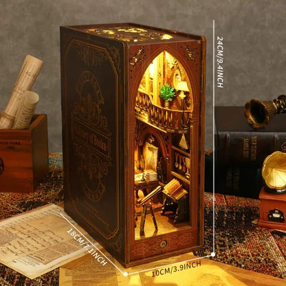 Wooden Bookend Scene DIY 10x18x24cm